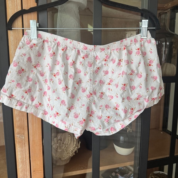 John Galt Brandy Melville Keira Boxer shorts micro mini roses print floral block - Picture 5 of 7